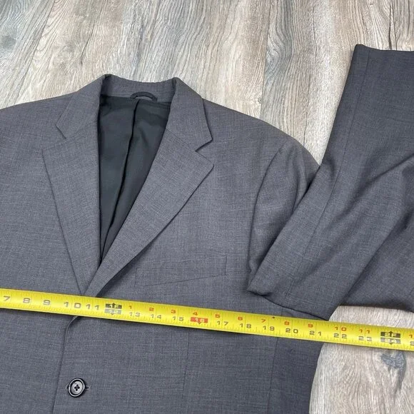 Burberry London Blazer Sport Coat Jacket Wool 2 Button Gray Color Mygrove 42 US